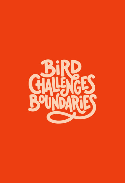 Boundless Bird SVG Vector | Minimalist Aesthetic Apparel Design | Digital Download | Commercial Use | Print Ready
